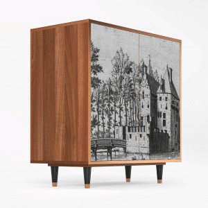 Sideboard - STORYZ - BS3 Castle with Bridge - Walnut