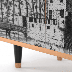 Sideboard - STORYZ - BS3 Castle with Bridge - Walnut