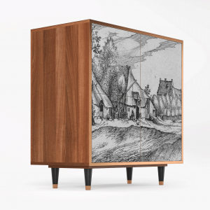 Sideboard - STORYZ - BS3 Farms in a Village - Walnut