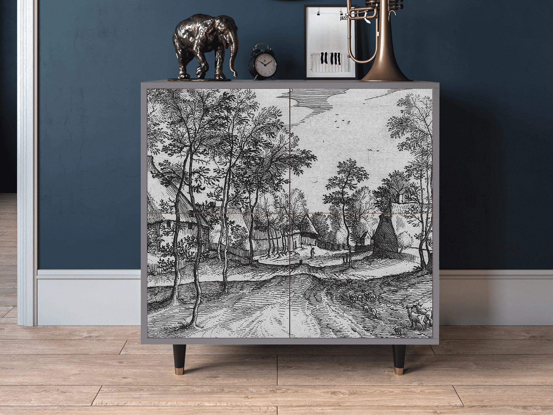Sideboard - STORYZ - BS3 Village Road - Grey Sideboard - STORYZ - BS3 Village Road - Grey