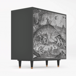 Sideboard - STORYZ - BS3 Big Fish Eat Little - Antracite