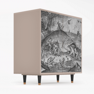 Sideboard - STORYZ - BS3 Big Fish Eat Little - Latte