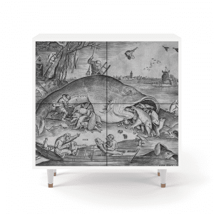 Sideboard - STORYZ - BS3 Big Fish Eat Little - White
