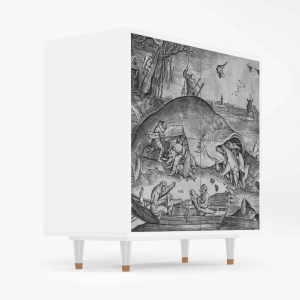 Sideboard - STORYZ - BS3 Big Fish Eat Little - White