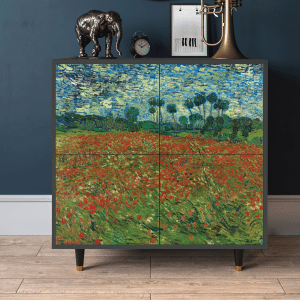 Sideboard - STORYZ - BS3 Poppy field by van Gogh - Antracite