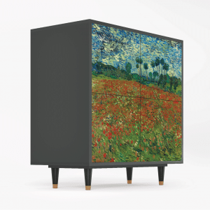 Sideboard - STORYZ - BS3 Poppy field by van Gogh - Antracite