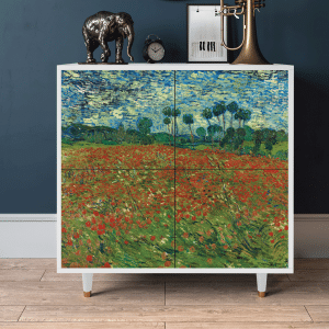 Sideboard - STORYZ - BS3 Poppy field by van Gogh - White