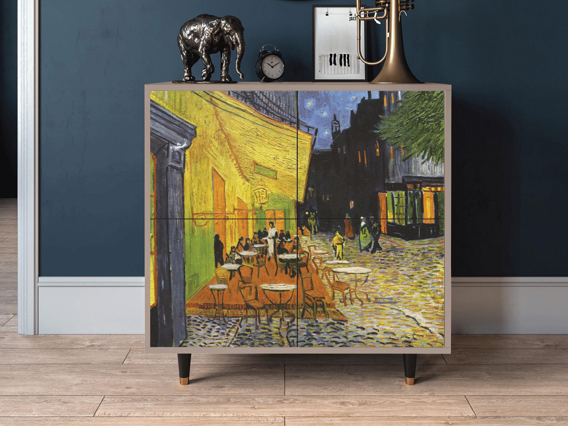 Sideboard - STORYZ - BS3 Café Terrace at Night - Latte