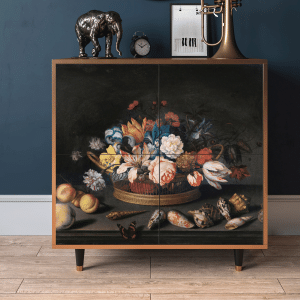 Sideboard - STORYZ - BS3 Still Life with Flowers - Walnut