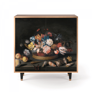 Sideboard - STORYZ - BS3 Still Life with Flowers - Walnut