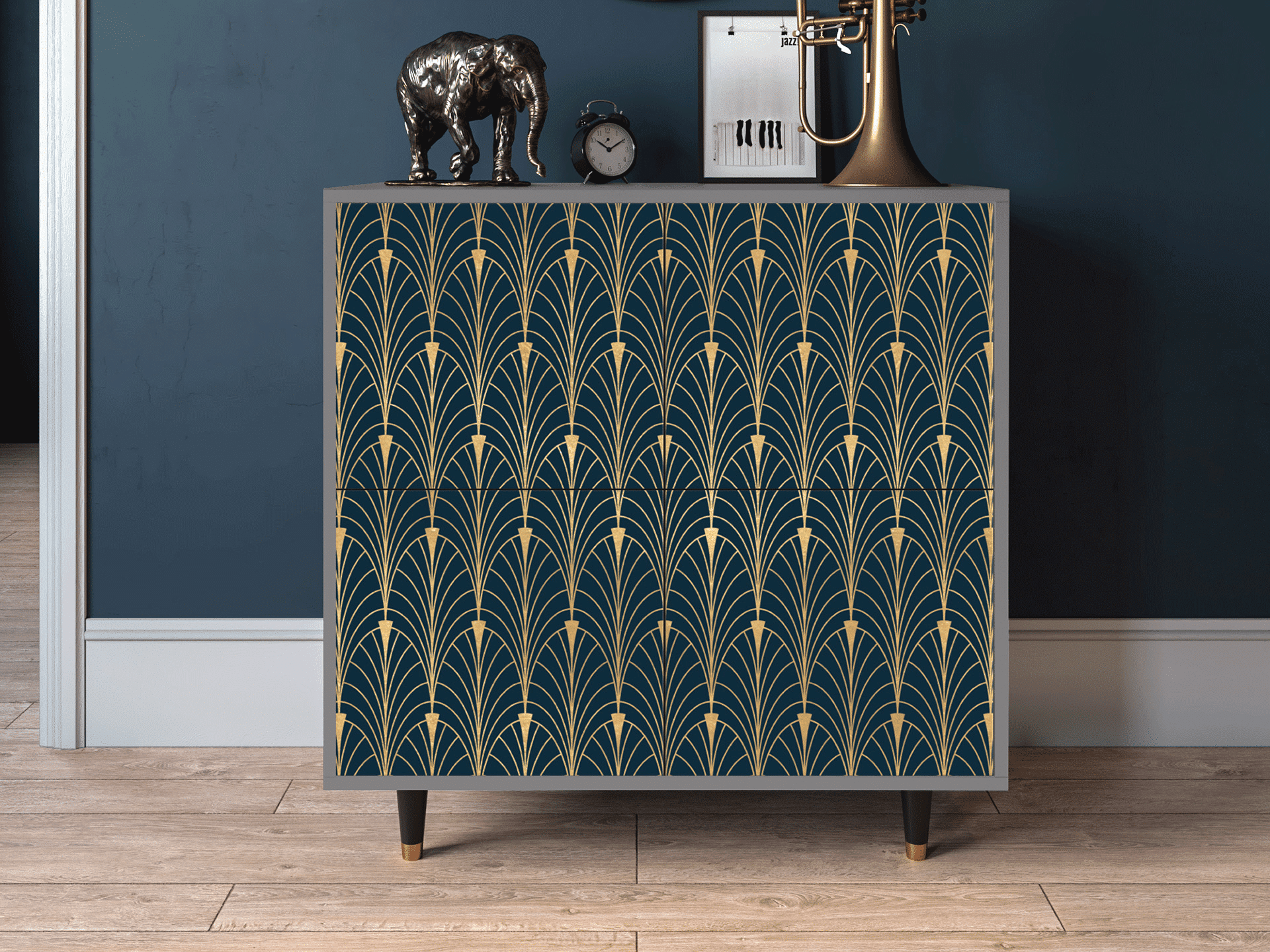 Sideboard - STORYZ - BS3 Flower of the Nile - Grey