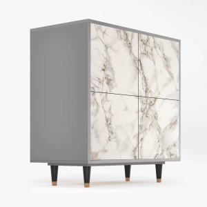 Sideboard - STORYZ - BS3 Milk Marble - Grey