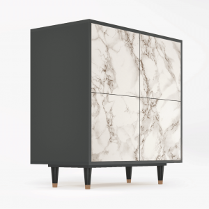Sideboard - STORYZ - BS3 Milk Marble - Antracite