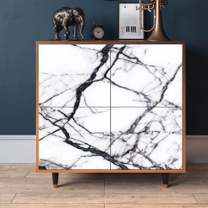 Sideboard - STORYZ - BS3 Raven Marble - Walnut
