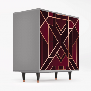 Sideboard - STORYZ - BS3 Burgundy Jewelery - Grey