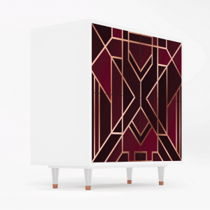 Sideboard - STORYZ - BS3 Burgundy Jewelery - White