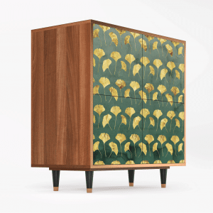 Sideboard - STORYZ - BS3 Gingko leaves - Walnut