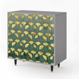 Sideboard - STORYZ - BS3 Gingko leaves - Grey