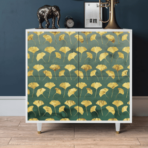 Sideboard - STORYZ - BS3 Gingko leaves - White