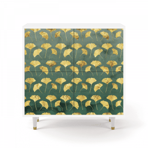 Sideboard - STORYZ - BS3 Gingko leaves - White