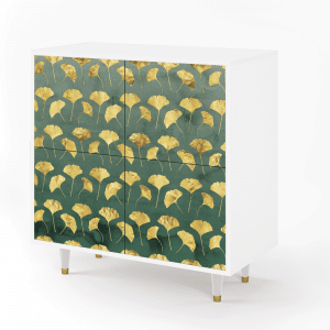 Sideboard - STORYZ - BS3 Gingko leaves - White