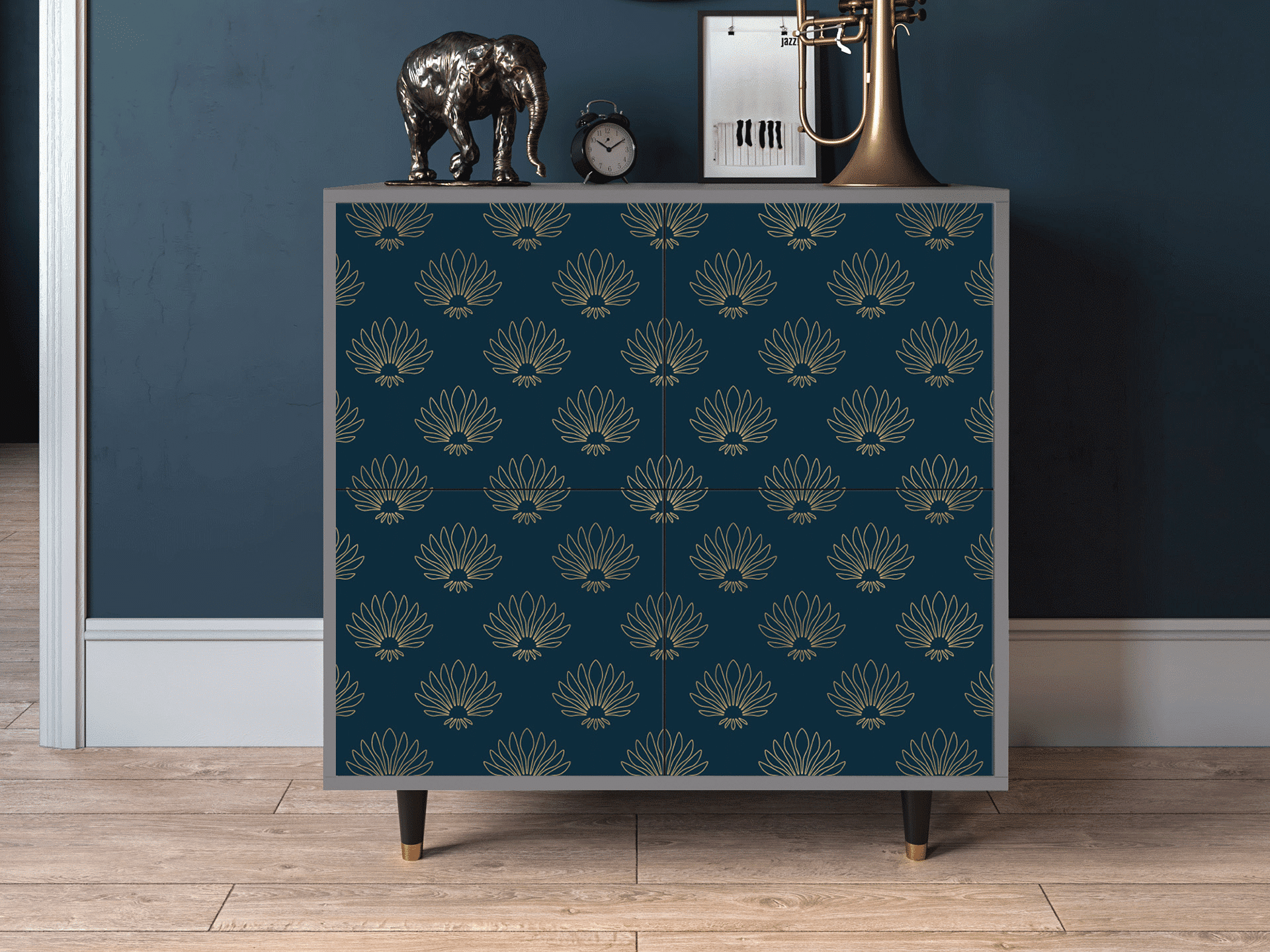 Sideboard - STORYZ - BS3 Blue Lotus - Grey