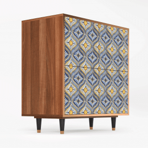 Sideboard - STORYZ - BS3 Illusory Pattern - Walnut