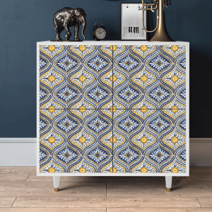 Sideboard - STORYZ - BS3 Illusory Pattern - White