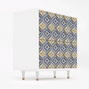 Sideboard - STORYZ - BS3 Illusory Pattern - White