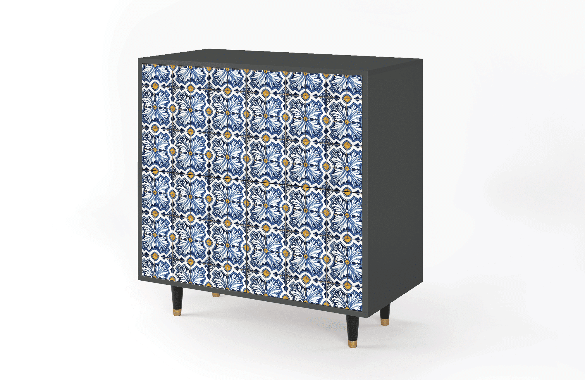 BS3_59_003 Sideboard - STORYZ - BS3 Lovely Cornflowers - Antracite