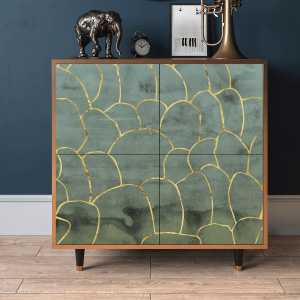 Sideboard - STORYZ - BS3 Magnificent Water Lily - Walnut