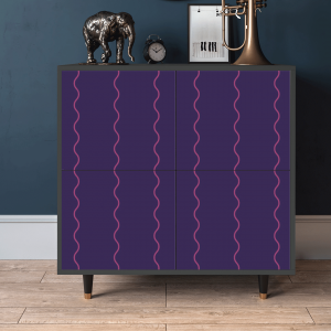Sideboard - STORYZ - BS3 Grape Maccaroni - Antracite