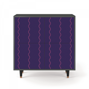 Sideboard - STORYZ - BS3 Grape Maccaroni - Antracite