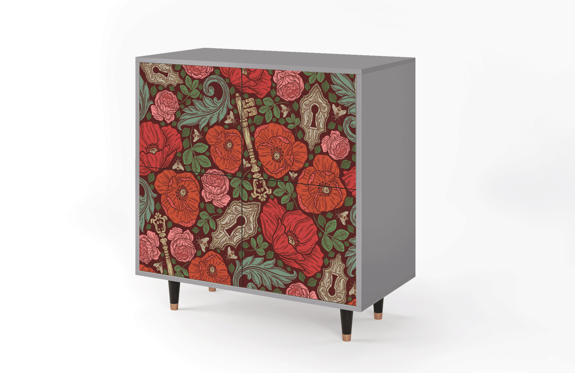 BS3_74_002 Sideboard - STORYZ - BS3 Poppy Garden - Grey