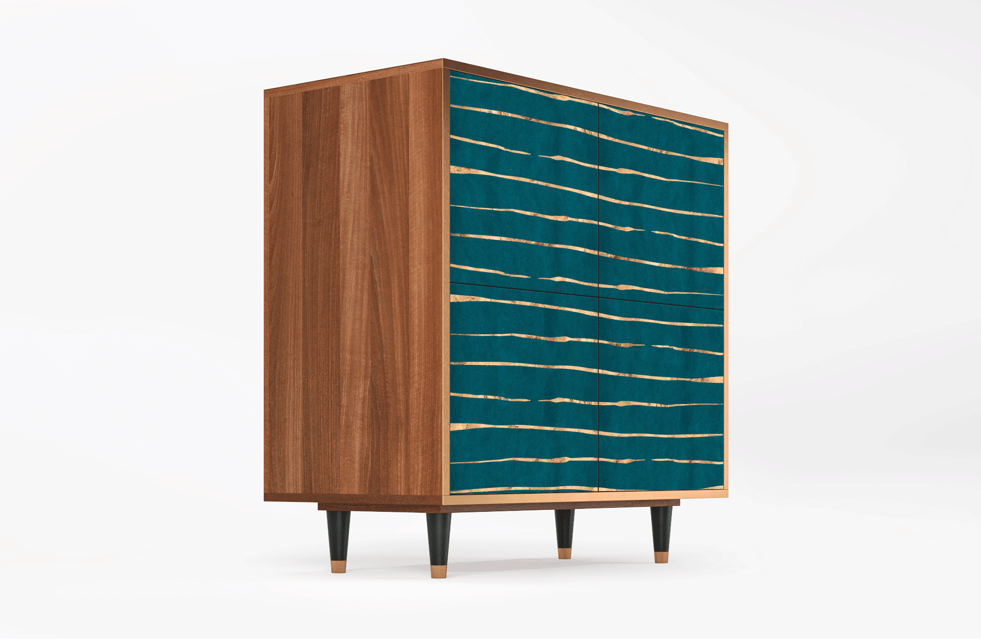 Sideboard – STORYZ – BS3 Ocean Drive – Walnut Sideboard - STORYZ - BS3 Ocean Drive - Walnut