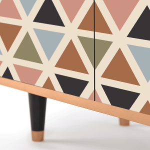 Sideboard - STORYZ - BS3 Royal Triangles - Walnut