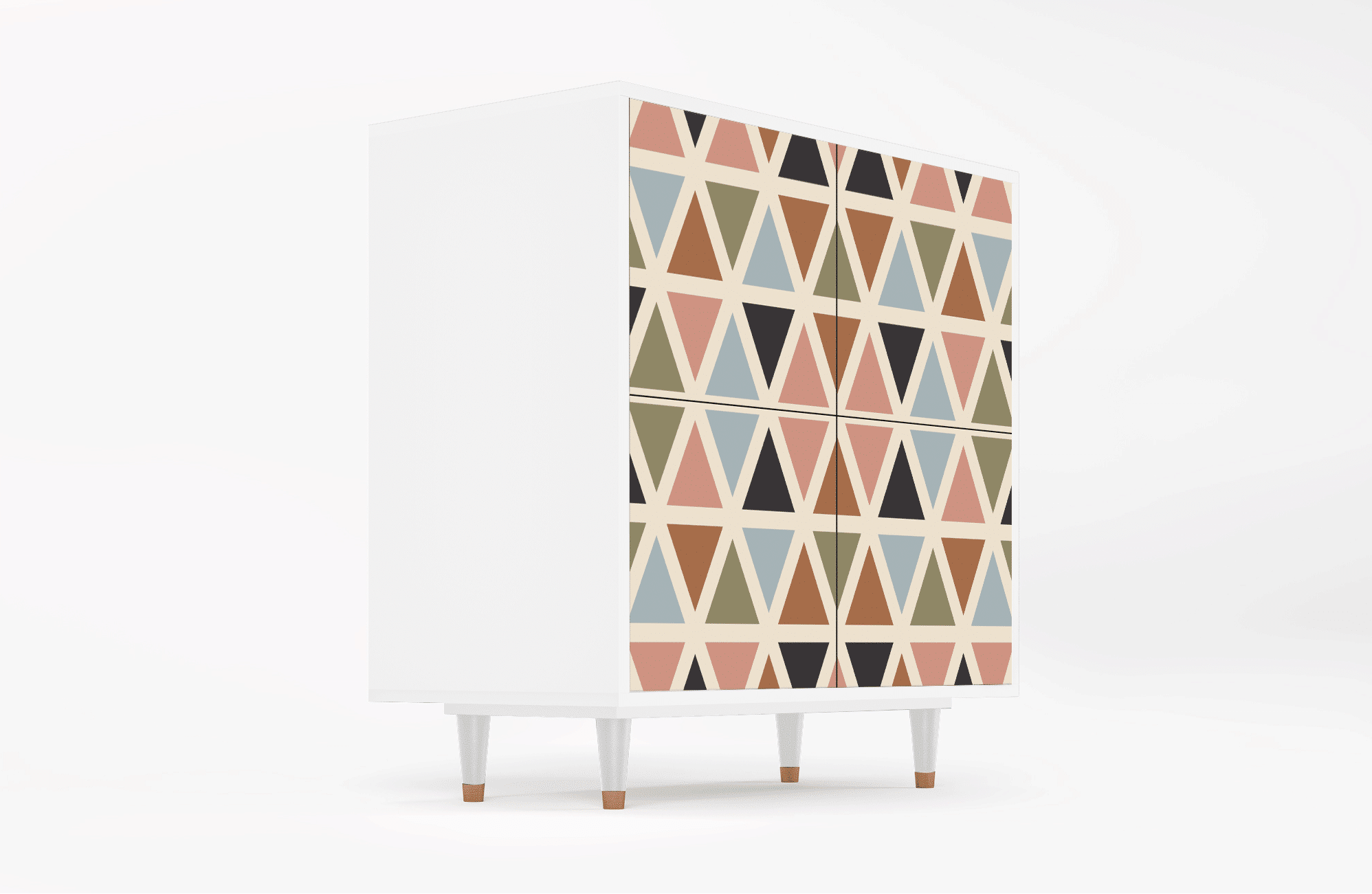Sideboard – STORYZ – BS3 Royal Triangles – White Sideboard - STORYZ - BS3 Royal Triangles - White
