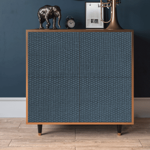 Sideboard - STORYZ - BS3 Knitted Pattern - Walnut