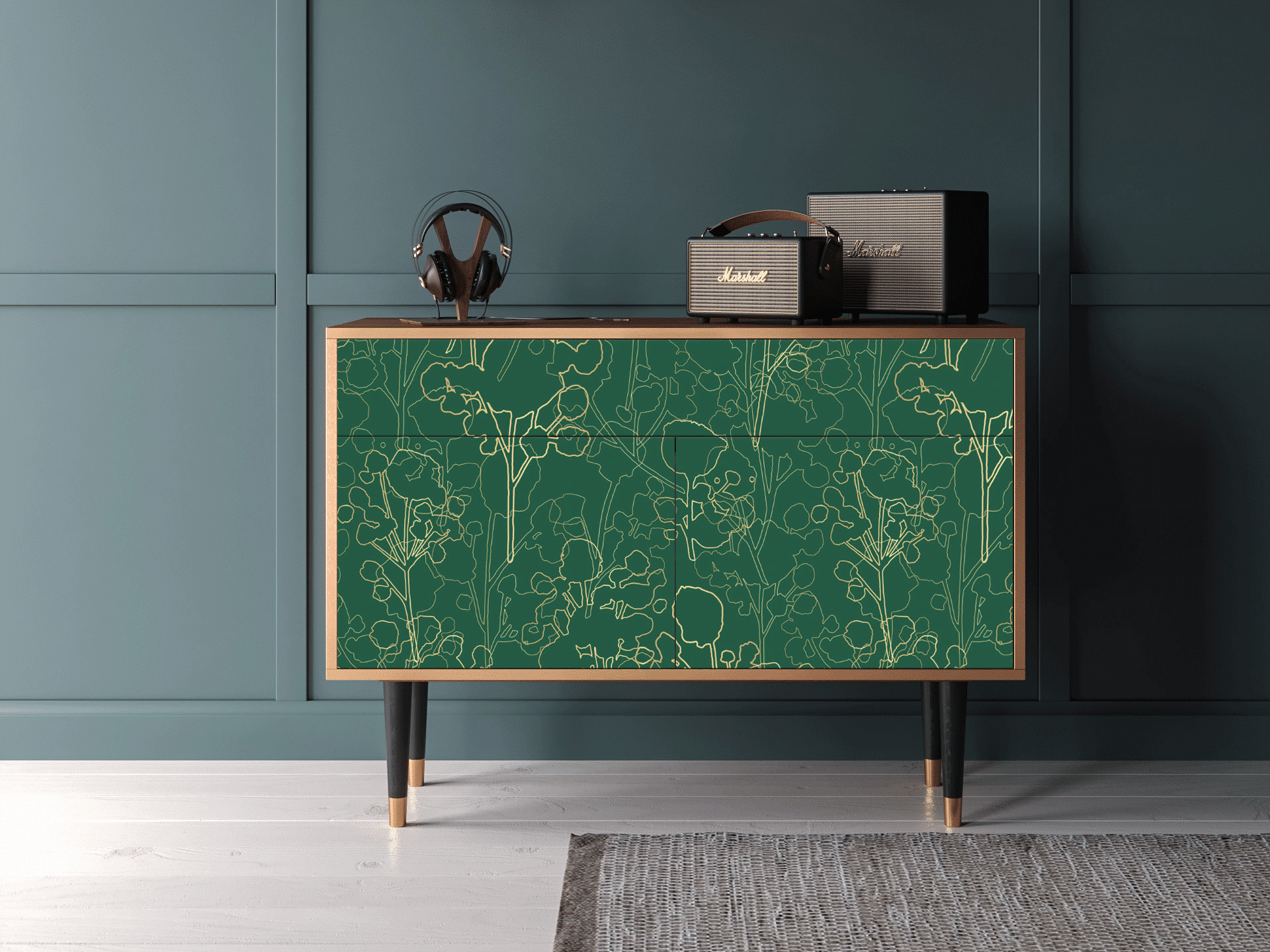 Sideboard - STORYZ - BS4 Emerald Forest - Walnut