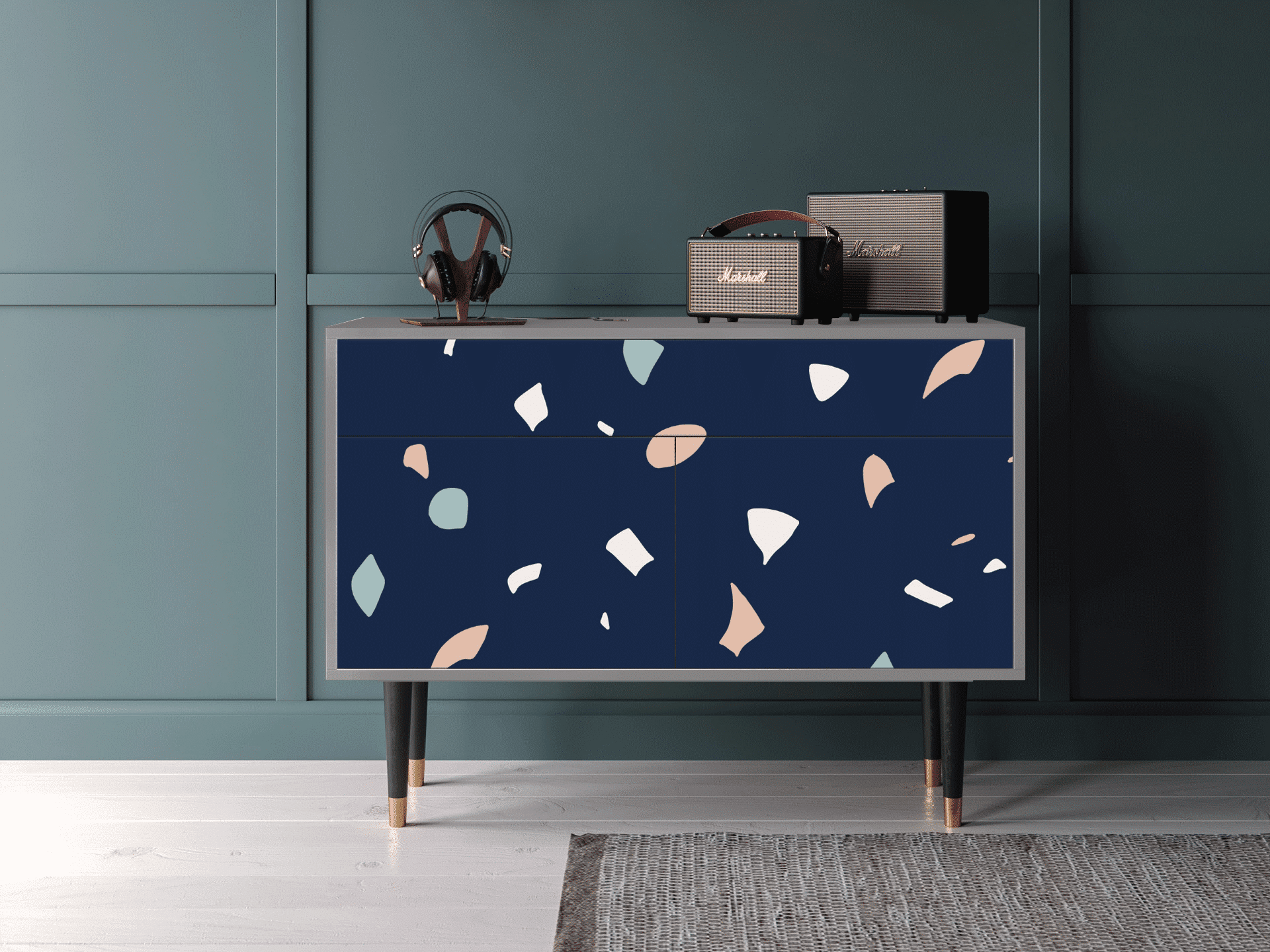 Sideboard - STORYZ - BS4 Space Satellites - Grey Sideboard - STORYZ - BS4 Space Satellites - Grey