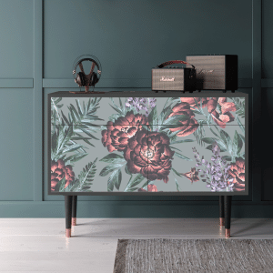 Sideboard - STORYZ - BS4 Light Peonies - Antracite