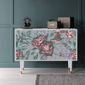 Sideboard - STORYZ - BS4 Light Peonies - White