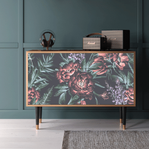 Sideboard - STORYZ - BS4 Dark Peonies - Walnut