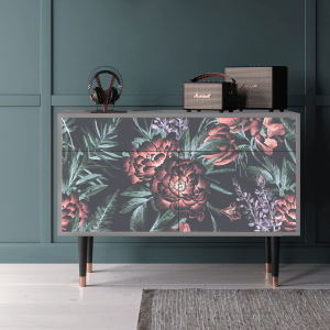 Sideboard - STORYZ - BS4 Dark Peonies - Grey