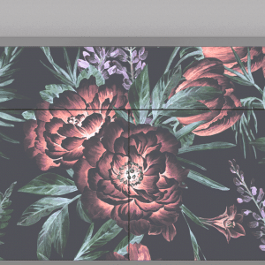 Sideboard - STORYZ - BS4 Dark Peonies - Grey