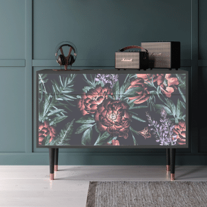 Sideboard - STORYZ - BS4 Dark Peonies - Antracite