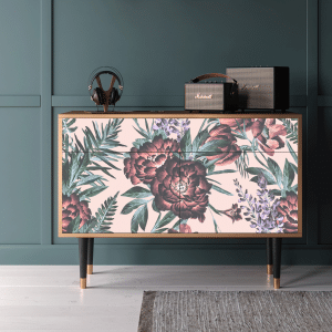 Sideboard - STORYZ - BS4 Peach Peonies - Walnut