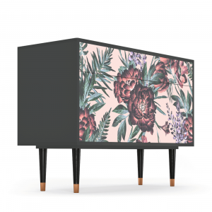 Sideboard - STORYZ - BS4 Peach Peonies - Antracite
