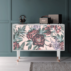 Sideboard - STORYZ - BS4 Peach Peonies - White