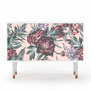Sideboard - STORYZ - BS4 Peach Peonies - White